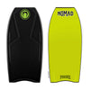Nomad Prodigy ZED Core Crescent Bodyboards & Accessories Nomad 44" Black Deck / Lemon Bottom 