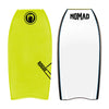 Nomad Rogue Cres Zed Core Bodyboards & Accessories Nomad 41" Lemon Deck / White Bottom 