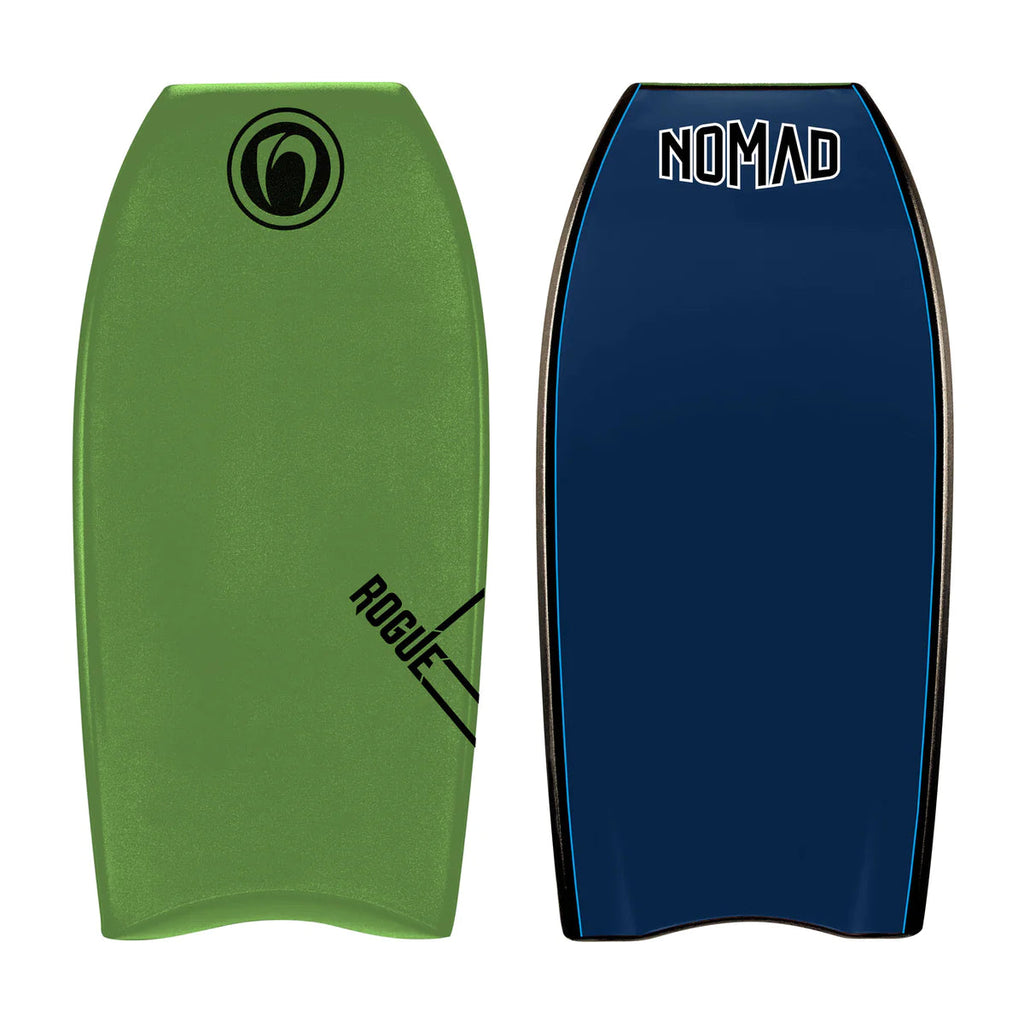 Nomad Rogue Cres Zed Core Bodyboards & Accessories Nomad 44" Steel Green Deck / Midnight Blue Bottom 