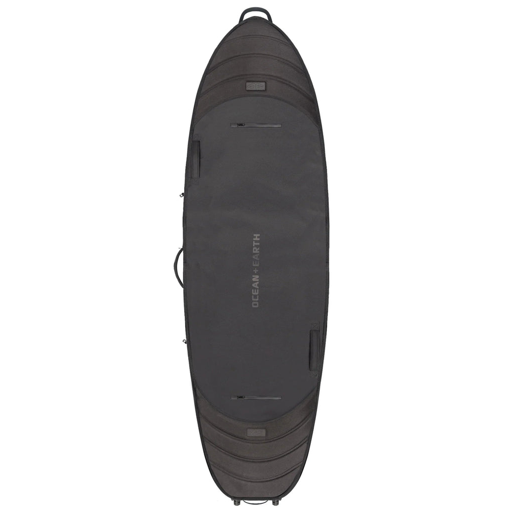 Ocean & Earth Apex Fish/Short Travel Cover Wheel - 4 Board: Black Boardbags Ocean & Earth 6'4" 