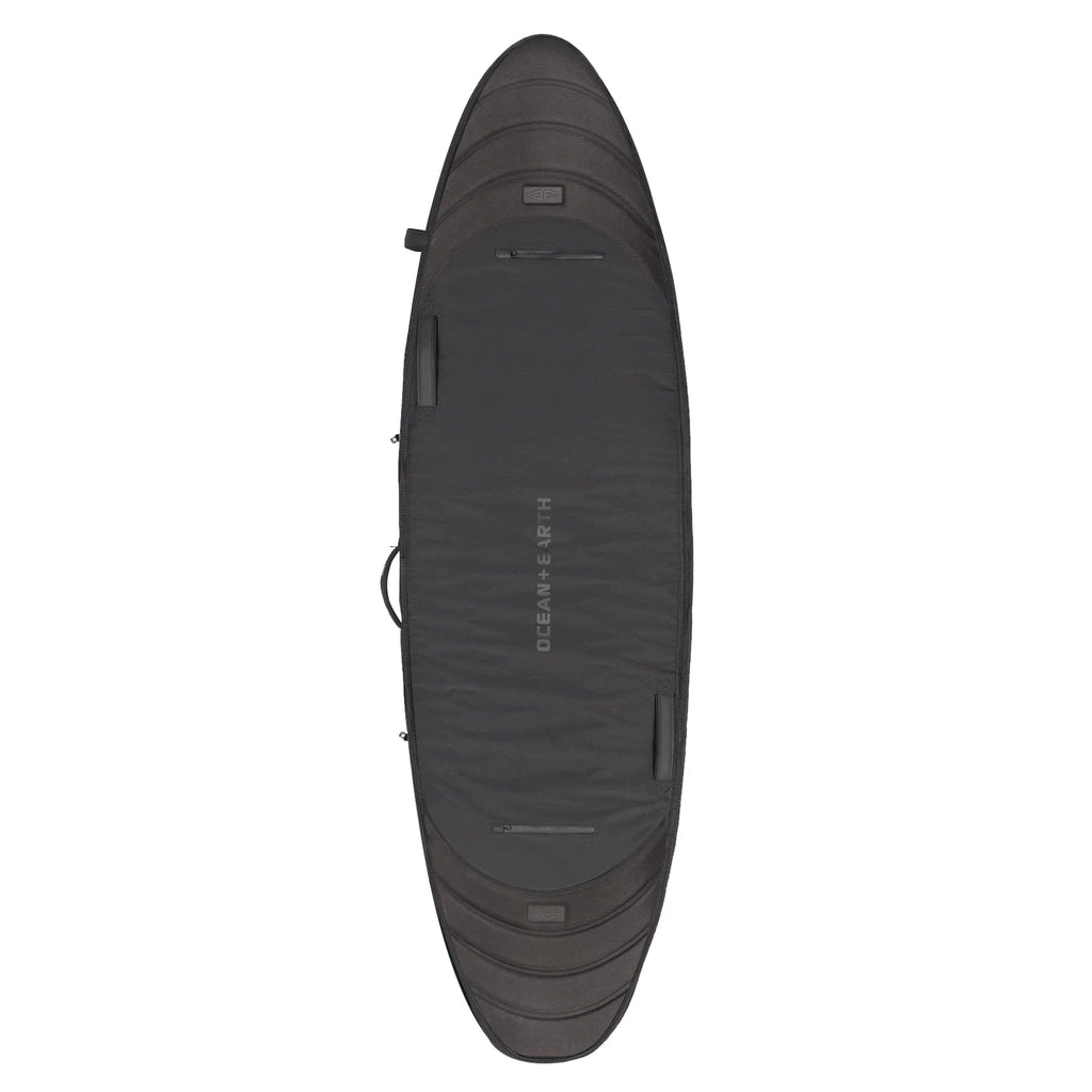 Ocean & Earth Apex Shortboard Travel Cover - 2 Board: Black Boardbags Ocean & Earth 