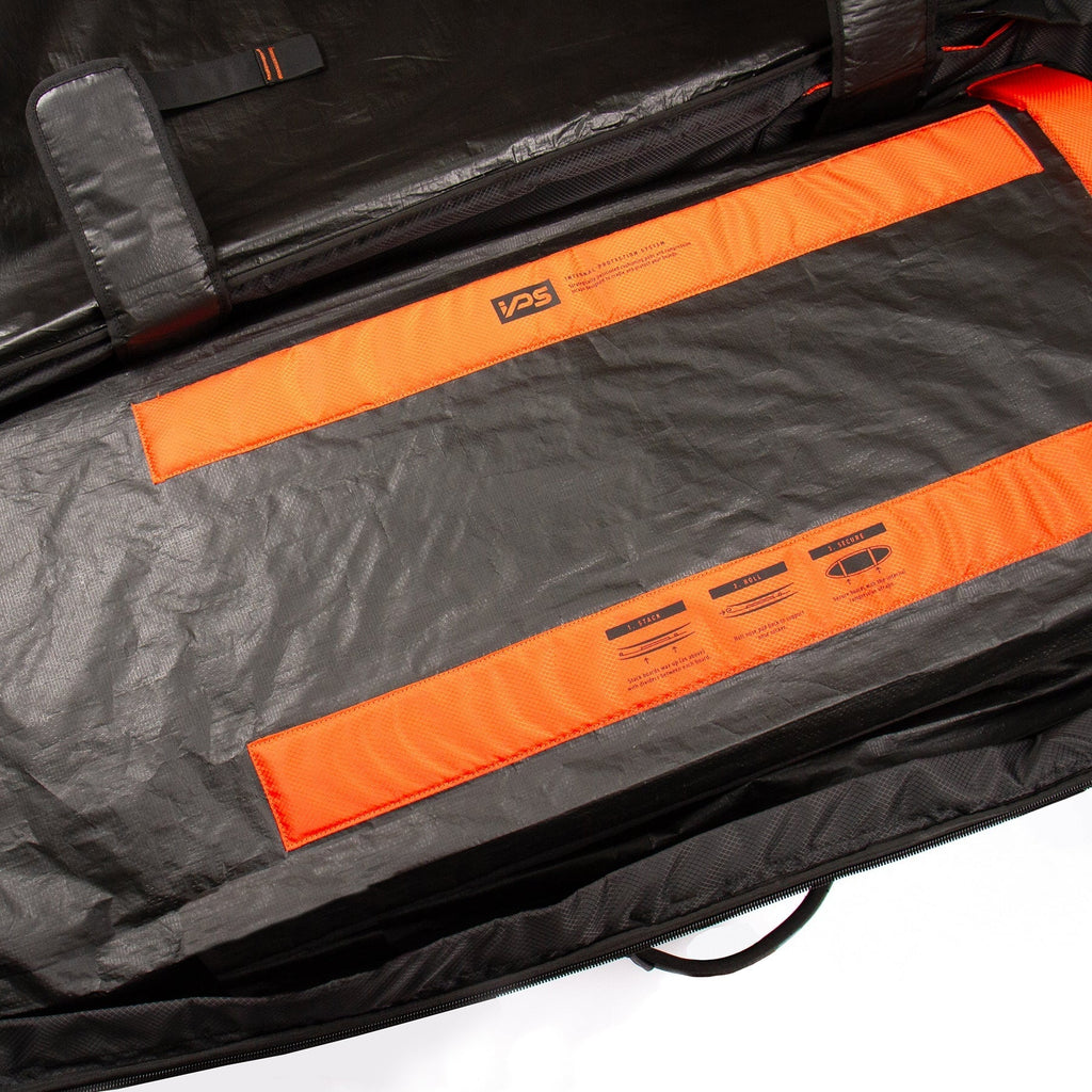 Ocean & Earth Apex Shortboard Travel Cover - 2 Board: Black Boardbags Ocean & Earth 