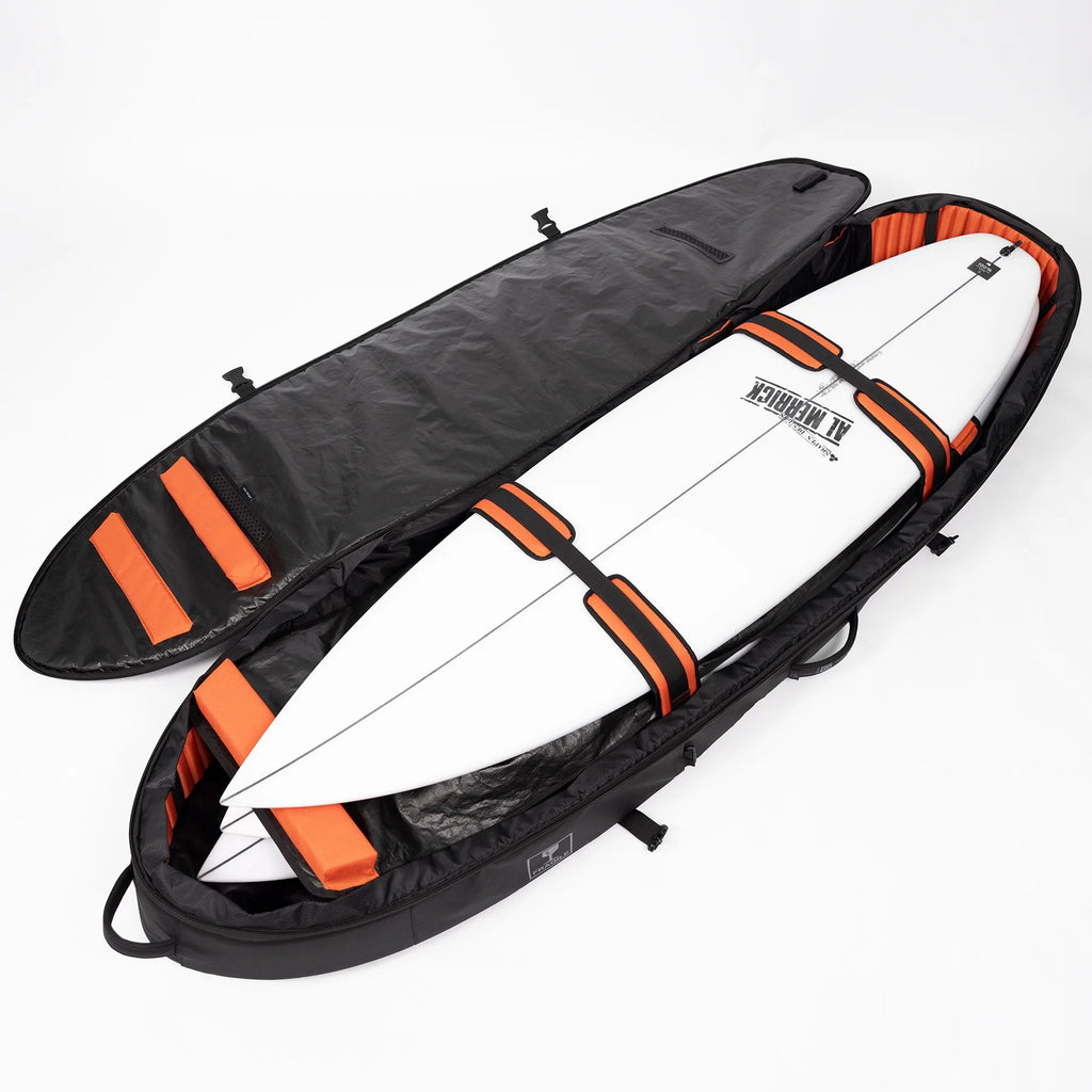 Ocean & Earth Apex Shortboard Travel Cover - 2 Board: Black Boardbags Ocean & Earth 