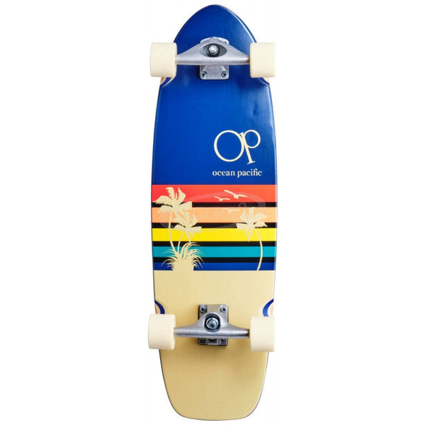Ocean Pacific Sunset Navy 32" Surf Skate Skateboard Hardware Ocean Pacific 