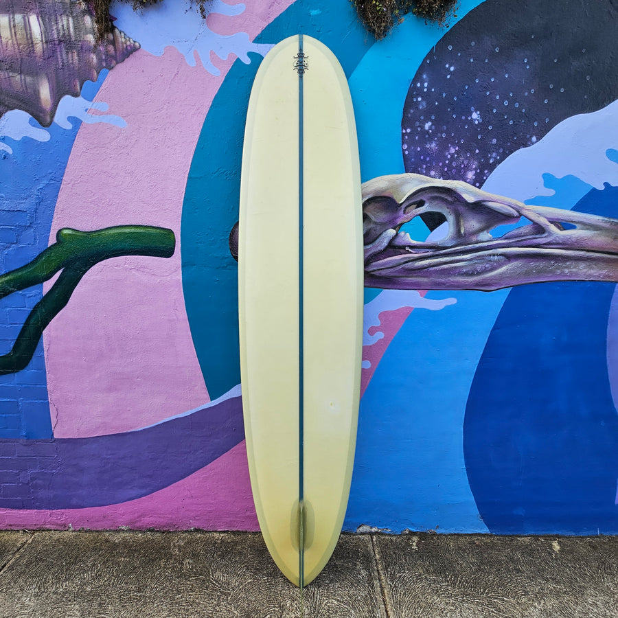 (#7780) George Rice Custom 9'1" x 23" x 3 1/4" Glass In Single Fin