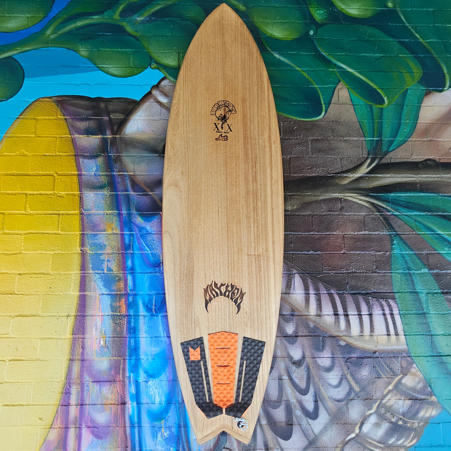 (#2770) Firewire x Mayhem Round Nose Fish 6'0" x 21" x 2 5/8" 38.1L Futures