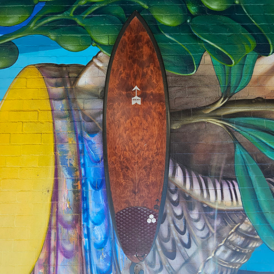 (#7697) Danny Hess The Ranger 6'0" x 20.25" x 2.5" Futures
