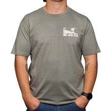 Zak Surfboards T-Shirt White Surf Logo Eucalyptus
