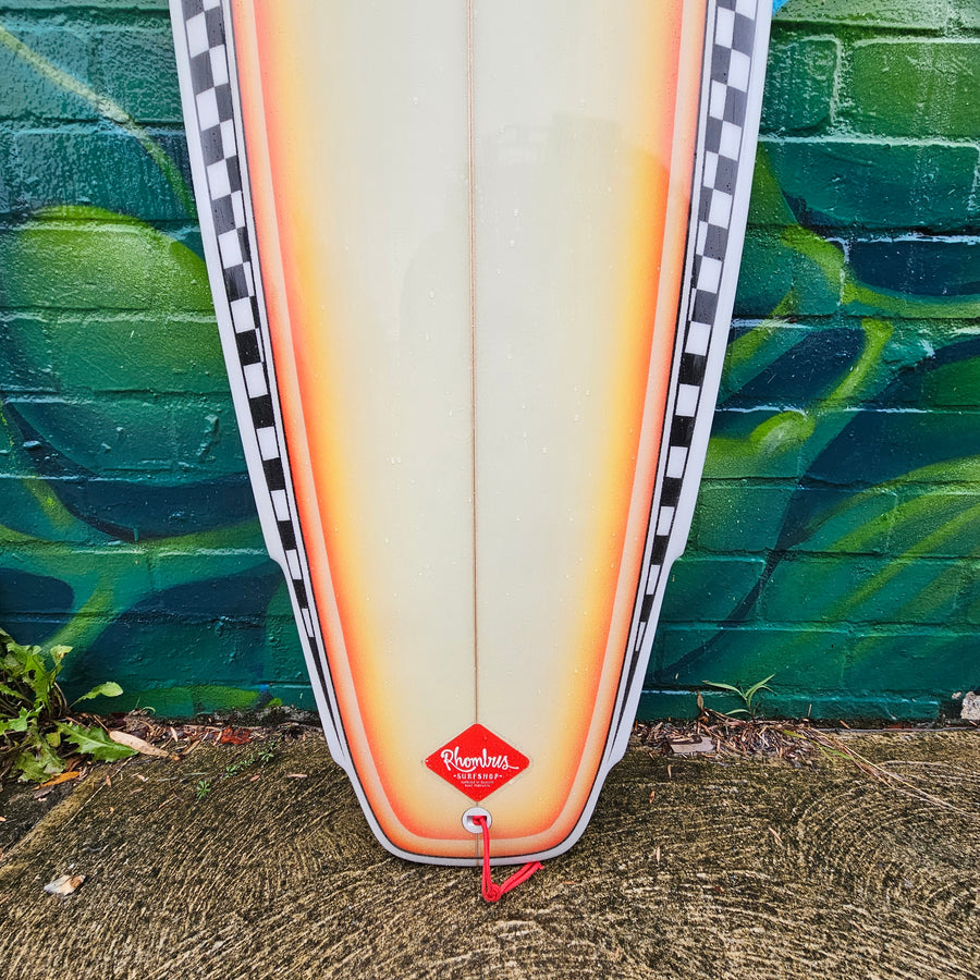 (#7716) Neal Purchase Jnr Custom 6'2" x 19 7/8" x 2 3/4" Glass In Fins