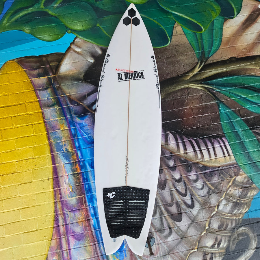 (#7732) Channel Islands Fishbeard 6'0" x 20 1/8" x 2 11/16" 35.2L Futures