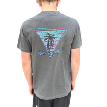 Melbourne Surf Board Shop Miami '84 T-Shirt - Washed Black/Purple