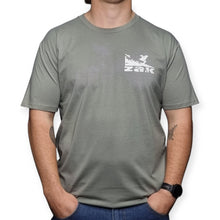 Zak Surfboards T-Shirt White Surf Logo Granite