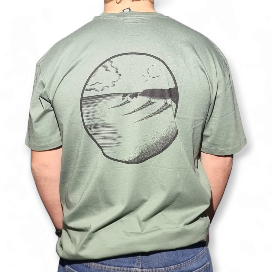 Melbourne Surf Board Shop Torquay Point Tee Sage