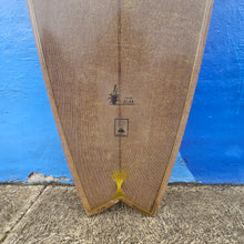 (#7790) Zak Twin Fish 7'0" x 22 1/2" x 3" Glass-in Twin Fins