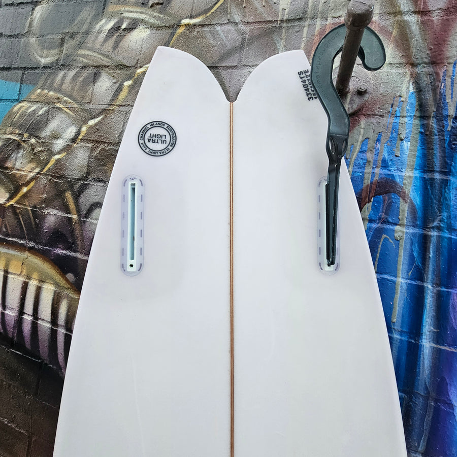 (#7732) Channel Islands Fishbeard 6'0" x 20 1/8" x 2 11/16" 35.2L Futures