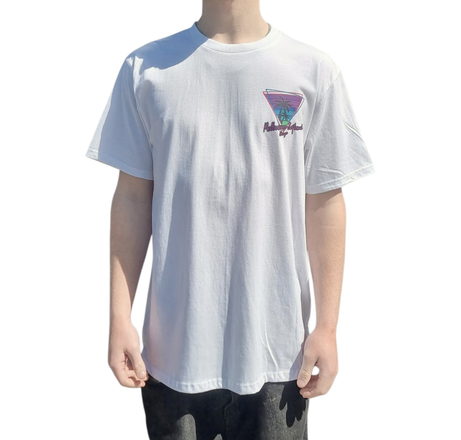 Melbourne Surf Board Shop '84 Pocket T-Shirt - White/Green
