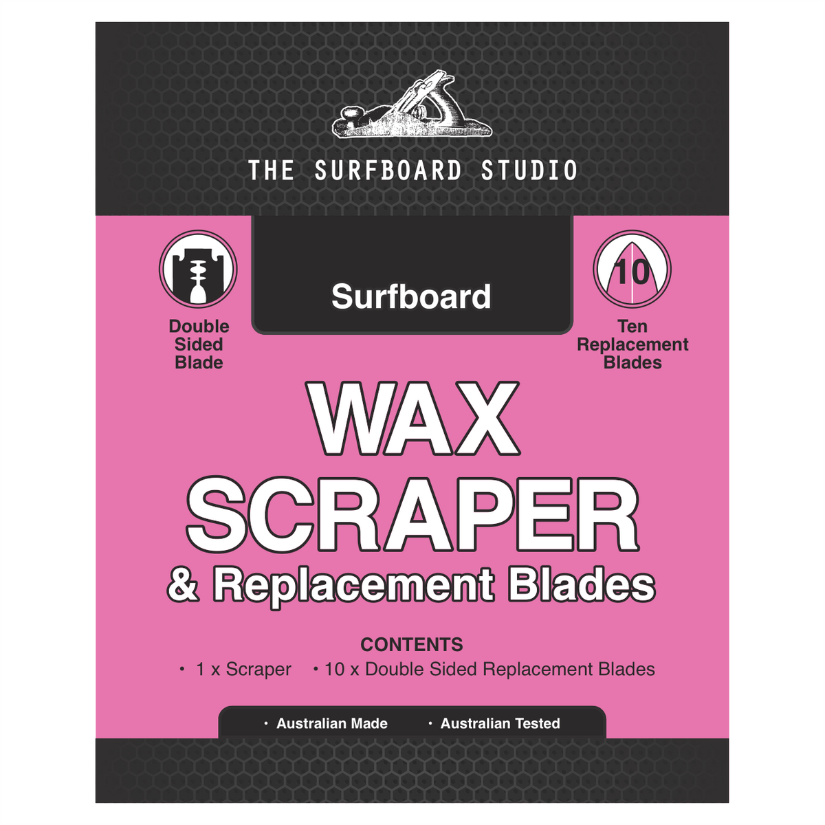 Wax Scraper - The Surfboard Studio - Wax Scraper & Replacement Blades ...