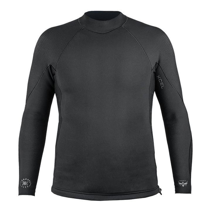 Xcel Men's Phoenix Long Sleeve Jacket 1mm Black Mens Wetsuits Xcel 