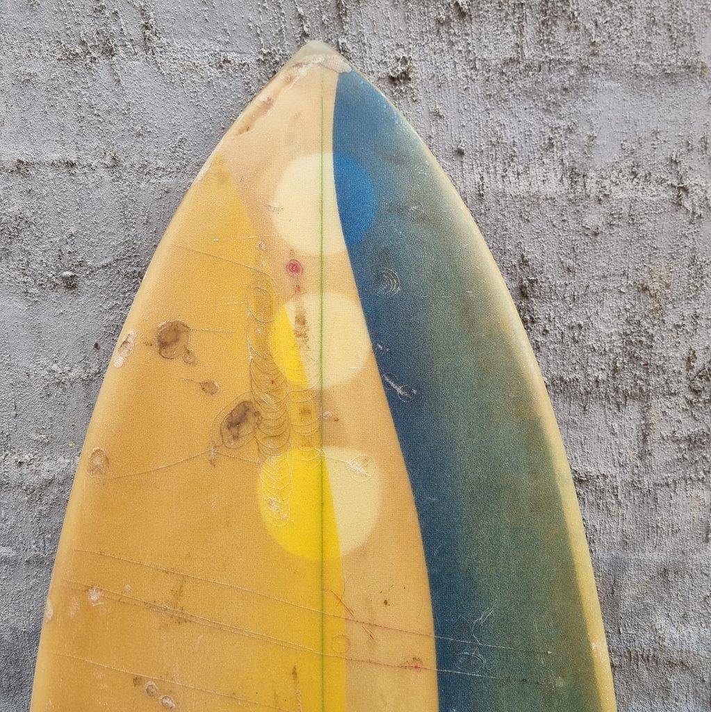 (#1280) Single Fin Swallow 6'2" x 19" x 2 3/4" Second Hand Surfboards Melbourne Surfboard Shop 