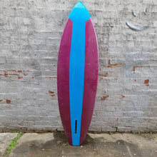 (#1284) Blue and Purple Single 6'2" x 20 1/2" x 3 5/8" Second Hand Surfboards Melbourne Surfboard Shop 