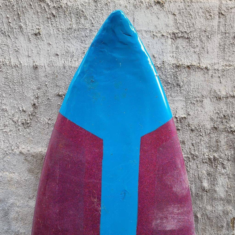 (#1284) Blue and Purple Single 6'2" x 20 1/2" x 3 5/8" Second Hand Surfboards Melbourne Surfboard Shop 
