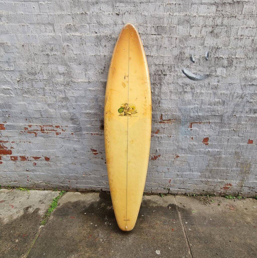 (#1286) Good Time Single Fin Glassed 6'9" x 19 1/4" x 3 3/8" Second Hand Surfboards Good Time 