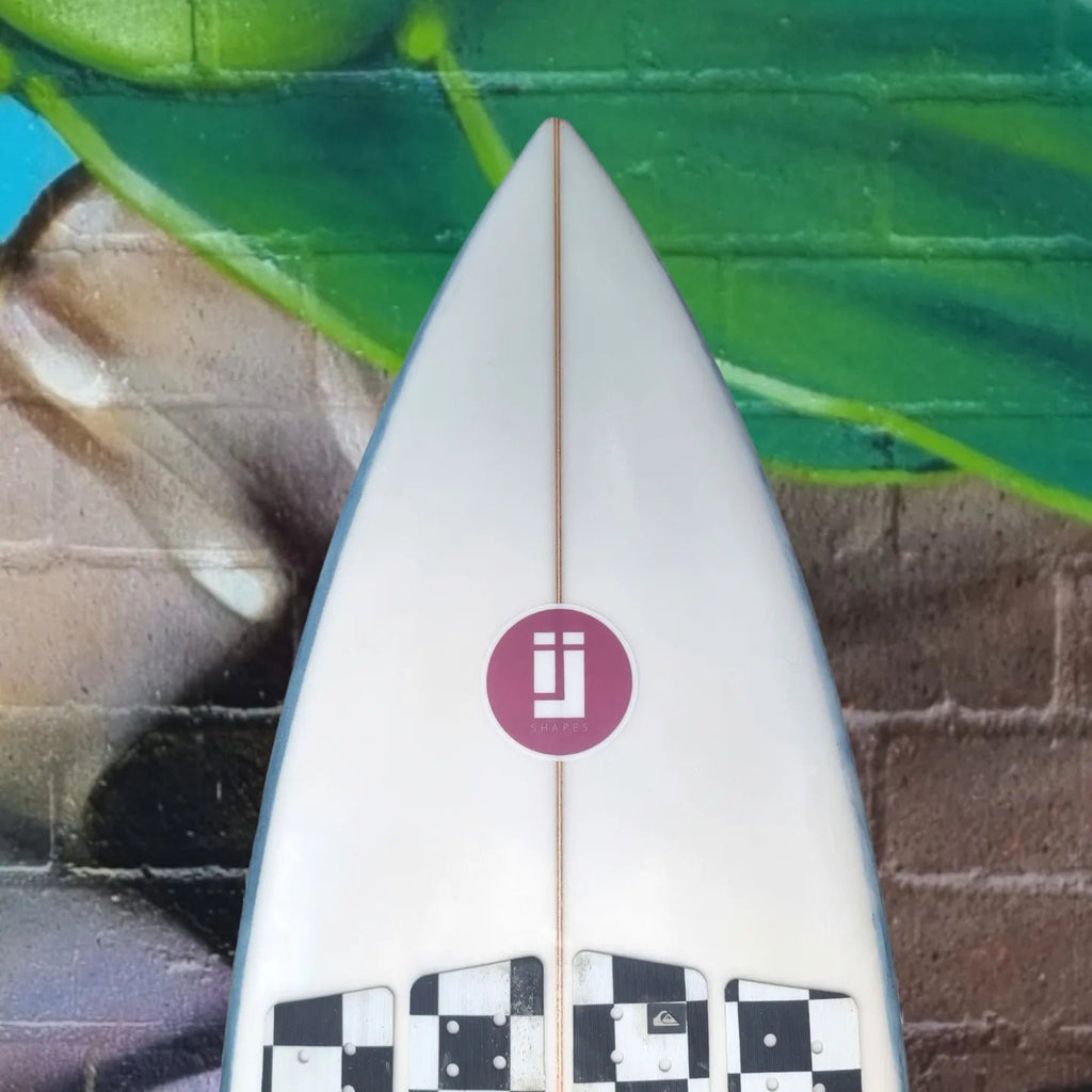 (#2302) IJ Custom 5'7" x 19 1/8" x 2 5/16" Futures Second Hand Surfboards IJ Shapes 