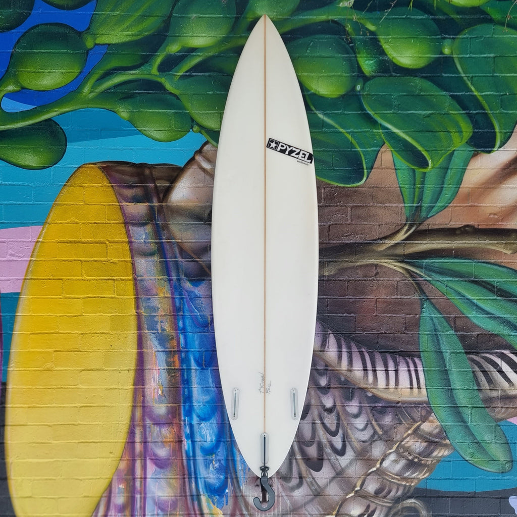 (#2309) Pyzel Step Up Custom 7'0" x 18 3/4" x 2 1/2" Futures Second Hand Surfboards Pyzel 