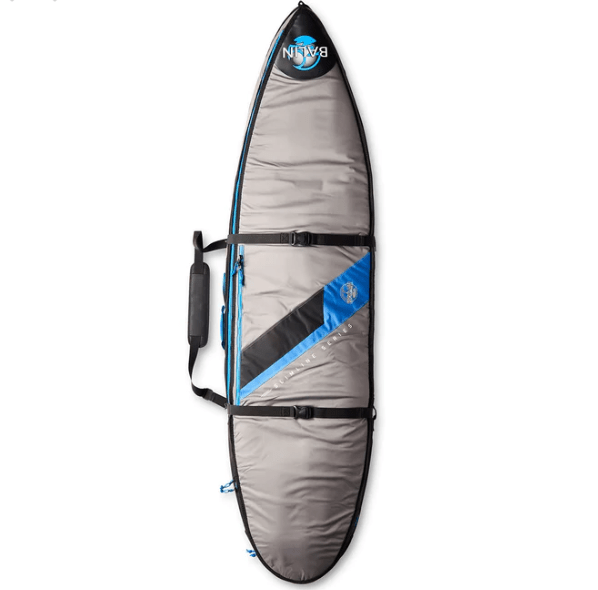 Balin Slimline Triple Surfboard Cover Boardbags Balin 6'6" Grey / Blue 