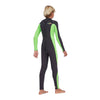 Billabong Absolute 4/3 Junior Back Zip Full Wetsuit Neon Green Kids Wetsuits Billabong 