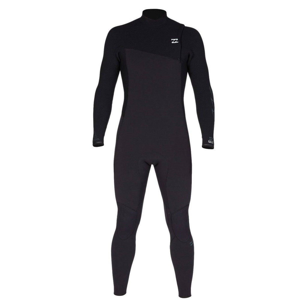 Billabong Revolution Natural Zipperless 4/3 Full Suit Black Mens Wetsuits Billabong S 