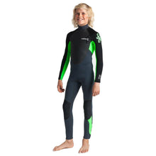 Kids Wetsuits - C-Skins - C-Skins Element 3/2 Junior Steamer Black/Lime/Multi - Melbourne Surfboard Shop - Shipping Australia Wide | Victoria, New South Wales, Queensland, Tasmania, Western Australia, South Australia, Northern Territory.