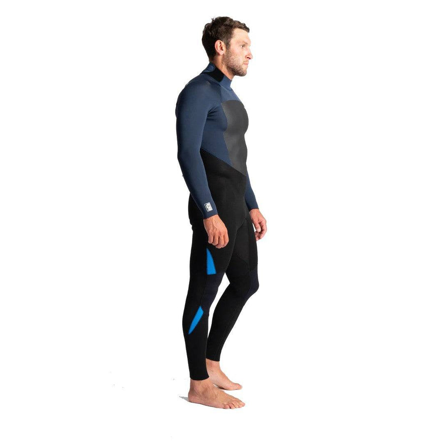 C-Skins Legend 3/2 Mens Back Zip Steamer Black/Bluestone/Cyan Mens Wetsuits C-Skins 