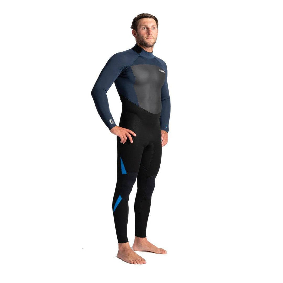 C-Skins Legend 3/2 Mens Back Zip Steamer Black/Bluestone/Cyan Mens Wetsuits C-Skins 