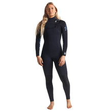 C-Skins Solace 3/2 Womens GBS Chest Zip Steamer Black/Unity/Denim Womens Wetsuits C-Skins 4 