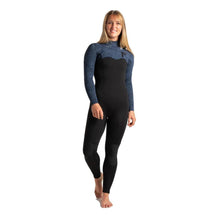 C-Skins Solace 4/3 Womens GSB Chest Zip Steamer Black/Bluestone Tropical/Saffron Womens Westuits C-Skins 