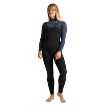 C-Skins Solace 4/3 Womens GSB Chest Zip Steamer Black/Bluestone Tropical/Saffron Womens Westuits C-Skins 