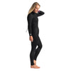 C-Skins Surflite 3/2 Womens Back Zip Steamer Black / Heather Rose / Rose Shade Womens Wetsuits C-Skins 
