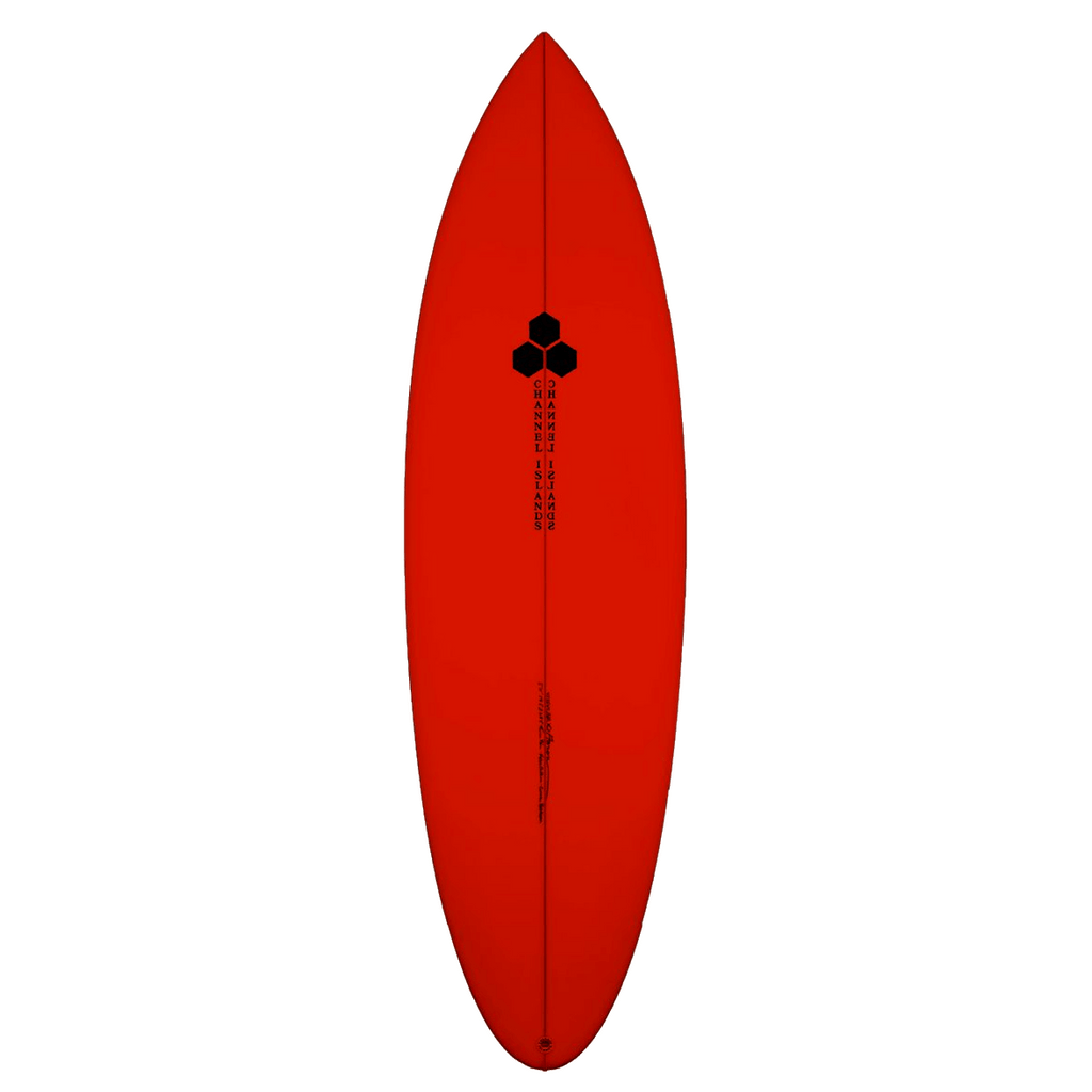 Channel Islands Twin Pin Surfboards Channel Islands 5'5" x 18 1/2" x 2 3/8" 25.5L FCSII Red 