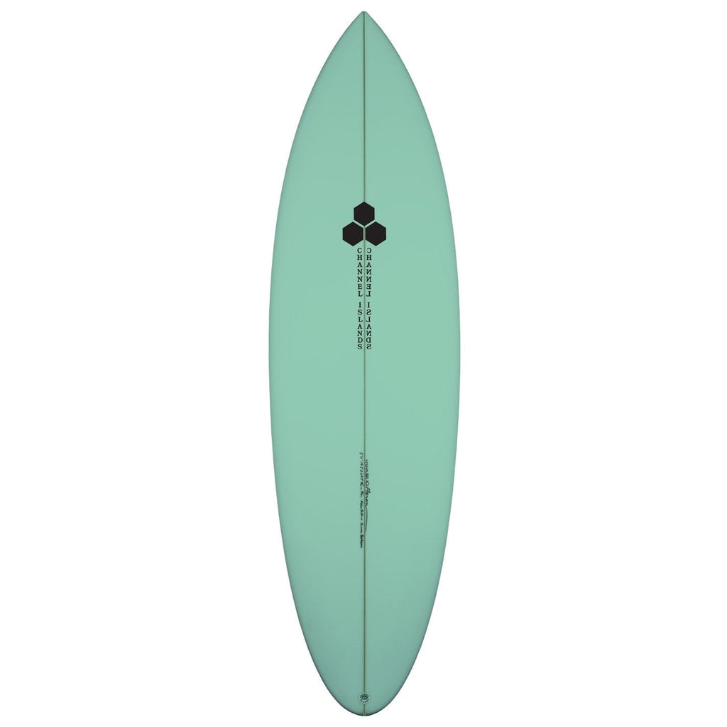 Channel Islands Twin Pin Surfboards Channel Islands 5'5" x 18 1/2" x 2 3/8" 25.5L FCSII Turquoise 