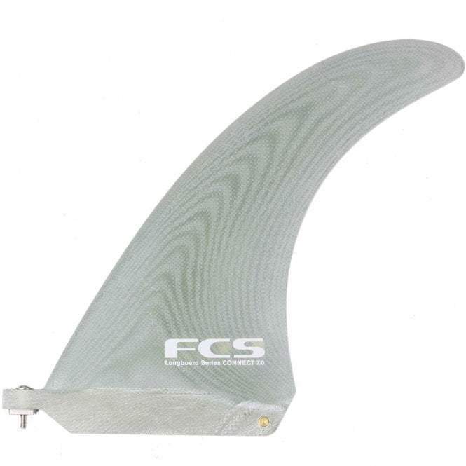 FCS Connect Screw & Plate PG Clear Longboard Fin Melbourne Surfboard Shop