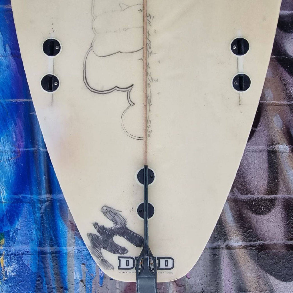 Copy of (#1229) DHD DX1 Phase 3 5'10" x 19" x 2 7/16" 28L FCSII Second Hand Surfboards DHD 