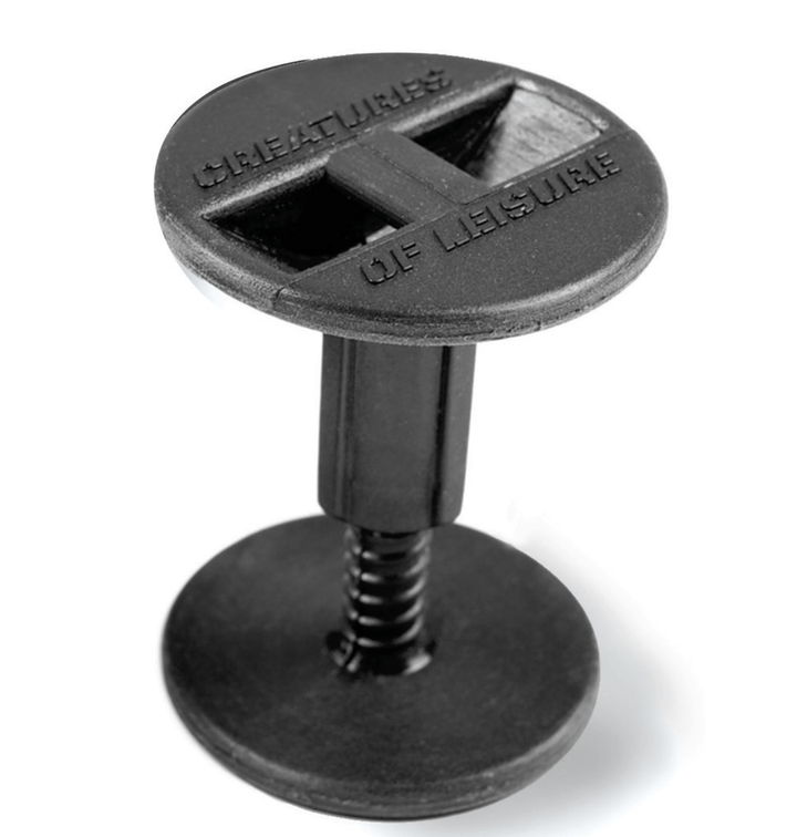 Creatures of Leisure Body Board Leash Plug : Black Bodyboards & Accessories Creatures of Leisure 