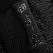 Boardbags - Creatures of Leisure - Creatures Of Leisure Shortboard Triple DT2.0 Black Silver - Melbourne Surfboard Shop - Shipping Australia Wide | Victoria, New South Wales, Queensland, Tasmania, Western Australia, South Australia, Northern Territory.