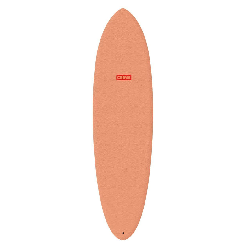 Crime CA Twin Surfboards Crime 7'0" x 22" x 2.8" 45.5L FCSII Tangerine Cream 