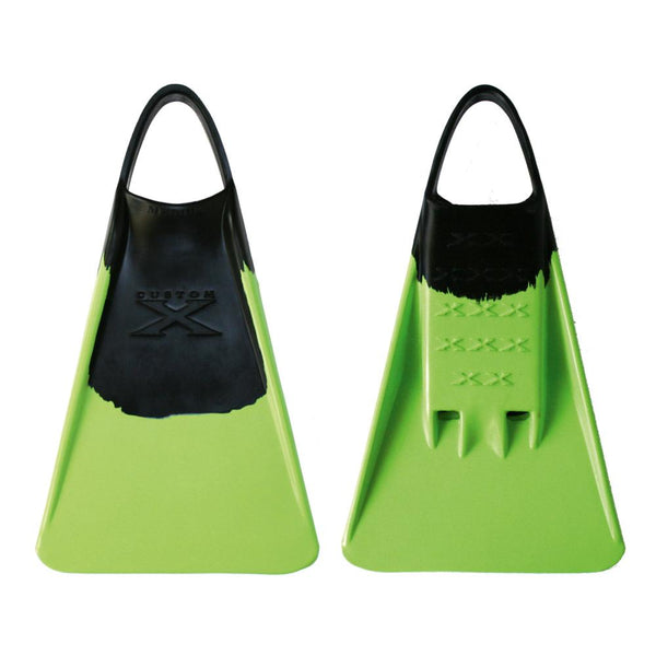 Surf Accessories - Custom X - Custom X Fins Black / Lime - Melbourne Surfboard Shop - Shipping Australia Wide | Victoria, New South Wales, Queensland, Tasmania, Western Australia, South Australia, Northern Territory.