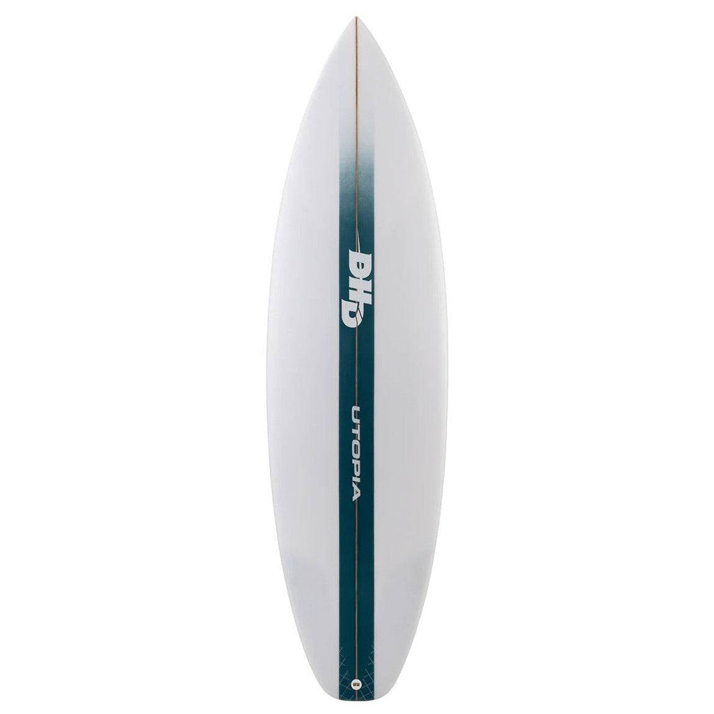 DHD Utopia Surfboards DHD 6' 0" x 19 1/8" x 2 7/16" x 29.5L Futures Teal Fade 