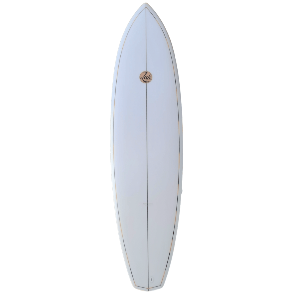 Doug Rogers Handshaped Midlength Surfboards Doug Rogers 7'0" x 21 3/4" x 3" FCS II Diamond Clear/Pinline 