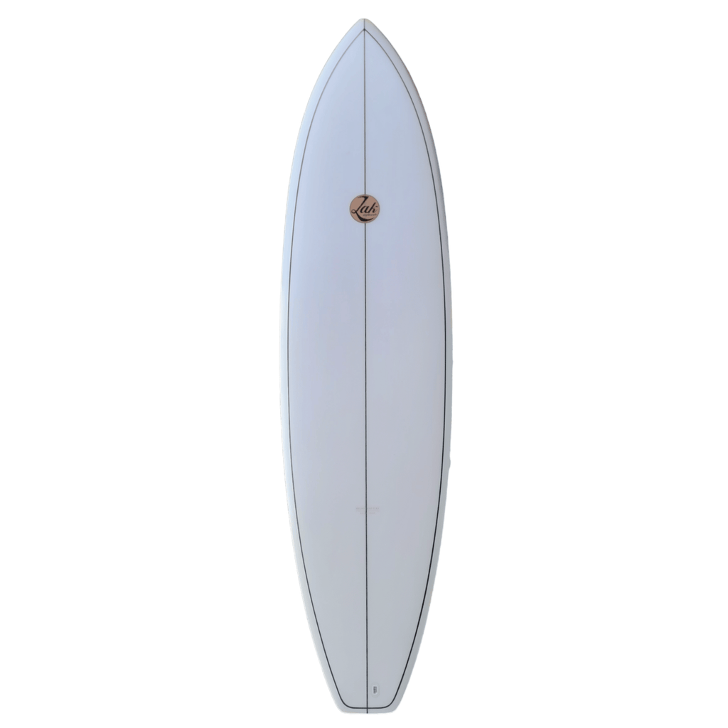 Doug Rogers Handshaped Midlength Surfboards Doug Rogers 7'2" x 22" x 3" Square FCS II Clear/Pinline 