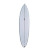 Doug Rogers Handshaped Midlength Surfboards Doug Rogers 7'4" x 21 3/4" x 3 1/4" 54L Futures Clear/Pinline 